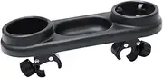 Stroller Snack Tray for Pushchair Pram Cup Holder Universal Pram Snack Tray Partition Storage Child Tray with Adjustable Clip Fits Most Types of Strollers with Armrests,Cup Holder for Pram