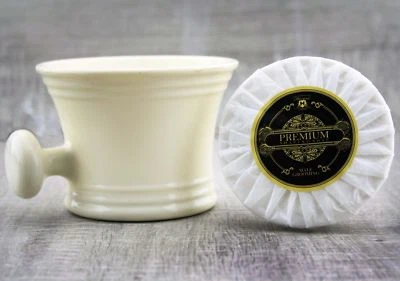 Men Home Shaving Set Lather Soap Shaving Mug Cup Kit Perfect Barber Salon Shave