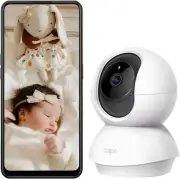 Tp-Link Tapo Pan/Tilt AI Smart Home Security Wi-Fi Camera, Baby Monitor, 1080P,