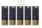 5x Parker Ultra Fine Navigator Roller Ball Refill Blue Ultra Fine Free Ship