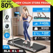 BLACK LORD Treadmill Electric Walking Pad Home Office Incline Foldable Silver