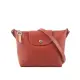 【LONGCHAMP】LE PLIAGE CITY XS 塗層帆布斜背包(赤褐色)