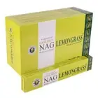 Vijayshree Golden masala Nag LemonGrass 12 Pack of 15g Each Contains 180 Incense