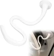 Front Loader Washing Machine Door Support, Magnetic Washing Machine Door Holder, Washing Machine Door Stop, Washing Machine Door Support, Universal Flexible Washing Machine Door Stop (White)