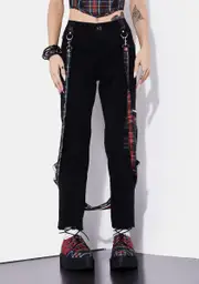 [Current Mood] Riot Squad Mixed Plaid Pants