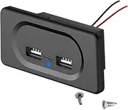 USB Outlets for RV | Multipurpose RV Panel Outlet Wall Socket with USB Ports | High Speed Bus USB Socket Car Powering Outlet for Buses RV Cars Ships