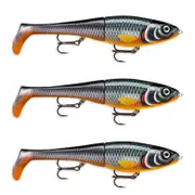 3x Rapala 20cm X Rap Peto Sink Hybrid Swimbait Fishing Lures - Halloween
