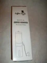 Coffee Snob Manual / Hand Coffee Grinder-Stainless Steel-NIB--Ships FREE