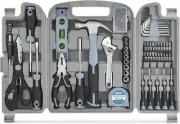 54Pc Tool Set General Household Toolkit with Toolbox Storage Case, Basic House D
