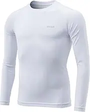TSLA Kid's & Boy's Cool Dry Long Sleeve Compression Shirts, Athletic Workout Shirt, Sports Base Layer T-Shirt
