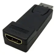 O-8ware Display Port DP to HDMI Male to Female Adapter Converter - Black