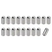 6x10mm Dowel Pins, 20pcs Round Head Flat Chamfered End Dowel Pin