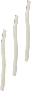 Gogogmee Elegant 3pc Eyebrow Razor Kit Makeup Shaver Grooming Tools Compact Easy to Clean