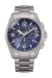 NEW CITIZEN ECO DRIVE RADIO CONTROLLED FIELD SUPER TITANIUM WATCH CB5930-82L