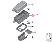 MINI CLUBMAN R55 Fuse Box 3449504 61143449504 NEW GENUINE