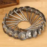 Dremel Accessories 22mm Steel rotary brush dremel Wire wheel Brushes 10Pcs