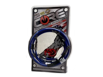 Core Moto Yamaha R7 Stainless Steel Front & Rear Brake Line Kit (ABS) (5 Lines)