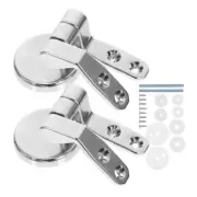 Toilet Lid Hinge Seat Hardware Replacement Kit Soft Close Hinges with Screw