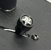 Kinnatone Star black Strat Tele Schecter switch tip Knob Blade Style