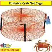 Crab Yabbie Cage Fishing Net Fish Trap Minnow Crawfish Shrimp Net Foldable Cage