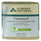 Clearly Natural Essentials Pure & Natural Glycerine Unscented Soap 4 Oz 2 Pack