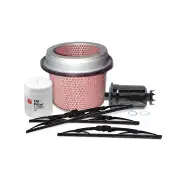 Sakura Front + Rear Wiper Blades & Filter Kit for Mitsubishi Express SJ 94-03
