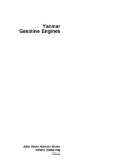 John Deere 322 F912 F932 Yanmar Gas Engine Repair Technical Manual 3TG CTM12