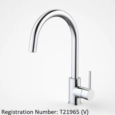Caroma POSEIDON SINK MIXER Swivel Spout, WELS 5-Star 6L/Min, CHROME 6595.045A
