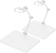 CHICAMPERA 2pcs Action Figure Display Stand Assembly Base Holder for Dolls and Models Angle Support for Versatile Display of Collectibles Easy to Use and Store