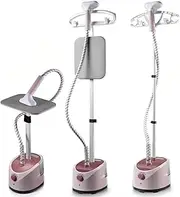 CHUCII Standing Garment Steamer 2000W, Professional Clothes Garment Steamer With Height Adjustable Ironing Board, for Clothes, Household and commercial