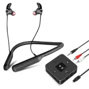 Bluetooth Headphones Transmitter for TV Watching, Neckband Wireless Stereo Ea...