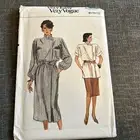Vogue Very Easy 9335 Sewing Pattern Dress Tunic Top Skirt Misses Size 8 10 12