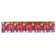 6Pcs Permanent Chip for Mimaki JV33 /CJV30 /JV5 Ink Cartridges -- C,M,Y,K,LC,LM