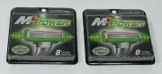 16 Gillette MACH3 M3 Power Razors Blades Refills Cartridges Made USA Authentic