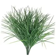 pcs Artificial Fake Grass Plants Flowers Faux Plastic Outdoor UV 4 Wheat Grass
