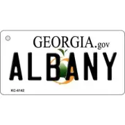 Albany Georgia State License Plate Tag Novelty Key Chain KC-6142