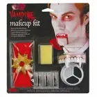 Vampire Dracula Complete Makeup FX Kit Halloween Costume Accessory & Fangs