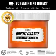 Ecotex® Bright orange - Flo Water Based Ink for Screen Printing - ALL SIZES