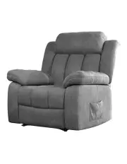 Artiss Recliner Heated Chair Grey