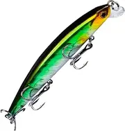 Bass Bait, Back Bait, Realistic Swimming Bait, Sea Fishing and Outdoor Equipment, Saltwater Attack for Bass - Black Walker Crappie