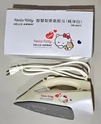 在飛比找Yahoo!奇摩拍賣優惠-凱蒂貓 Hello Kitty 智慧型蒸氣熨斗 純淨白 HK