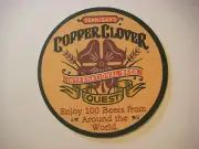 Drink Beer Bar Pub Coaster ~*~ BENNIGAN'S Copper Clover International Beer Quest