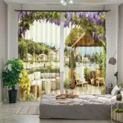 Holiday Home By Big Sea 3D Blockout Photo Print Curtain Fabric Curtains Window