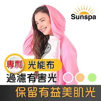 在飛比找Yahoo奇摩購物中心優惠-Sunspa 真 專利光能布 UPF50+ 遮陽防曬 濾光 