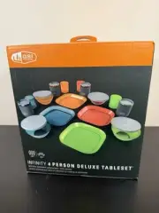 GSI Outdoors - Infinity 4 Person Deluxe Nesting Table Set Multicolor New Camping
