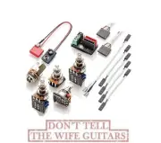 EMG Solderless Conversion Wiring Kit 2 TW Pickups 2 PPP Push / Pull SHORT POTS