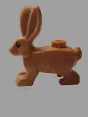 Lego New Rabbit Hare Standing with Black Eyes and White Pupils Pattern 67900pb01