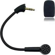 MICMXMO Replacement Boom Microphone for Kingston HyperX Cloud Mix Gaming Headphones, Noise Cancelling Adjustable Mic for PS4 PS5 PC Gaming Headset,3.5mm Jack