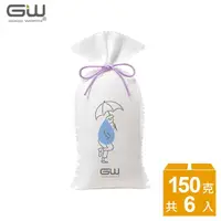 在飛比找momo購物網優惠-【GW 水玻璃】環保除溼袋150克 6入(強效吸濕除臭)