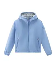 Woolrich Kids Ryker Logo Patch Hooded Jacket 8Y,10Y Blue